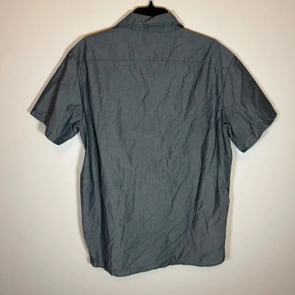 Men’s L Gray The North Face Outdoor Casual Normcore Short Sleeve Button Up Shirt